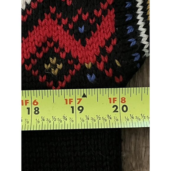 Dale of Norway Wool Sweater Womens Size 12 Fair Isle USA Olympic Tag Snowflake - Picture 11 of 12